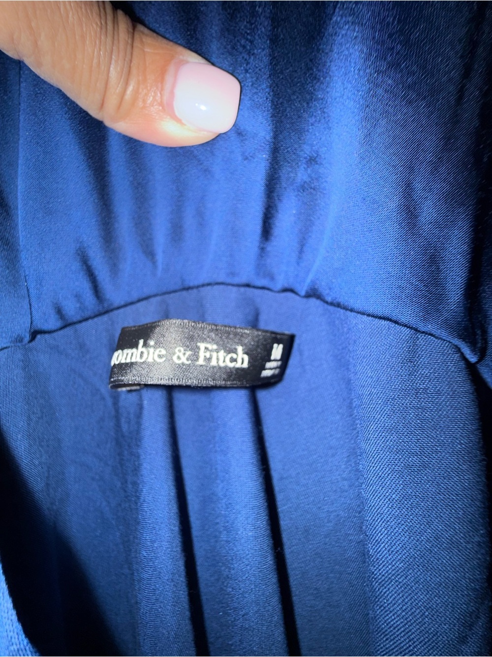 Abercrombie & Fitch Plunge Cowl Back Maxi Dress - Picture 3 of 3